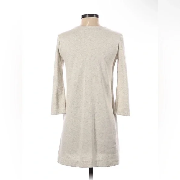 SOLD ELSEWHERE ❤️ Free People Gray Casual Pull Over Lace Up Sweater Dress - Picture 3 of 4